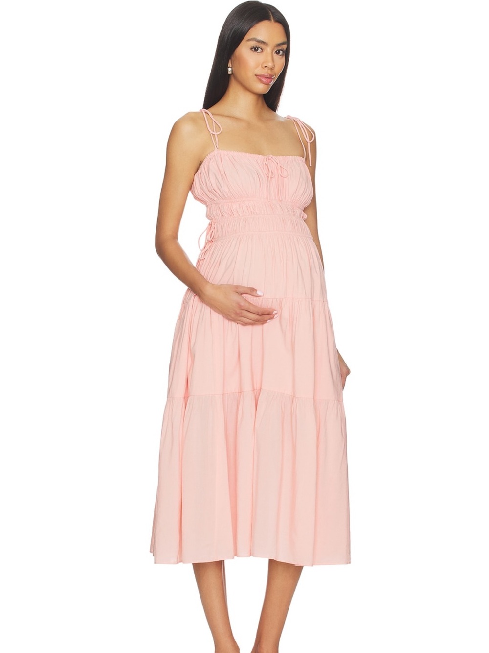 Bumpsuit pink poplin dress XS